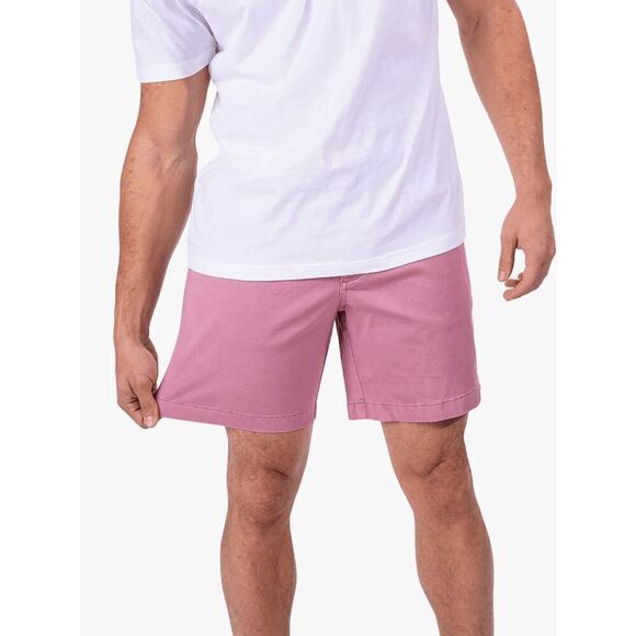 Chubbies NWT Dahlia's Original Stretch Twill Shorts Pink 7" Inseam Size XXL - Picture 2 of 4